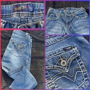 Angel Women's Short Length Denim Skinny Jeans